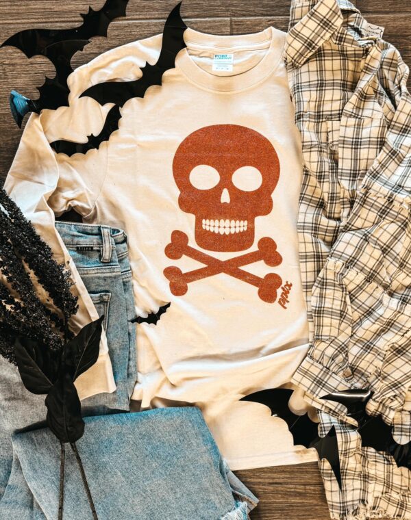 Glitter Skull Longsleeve
