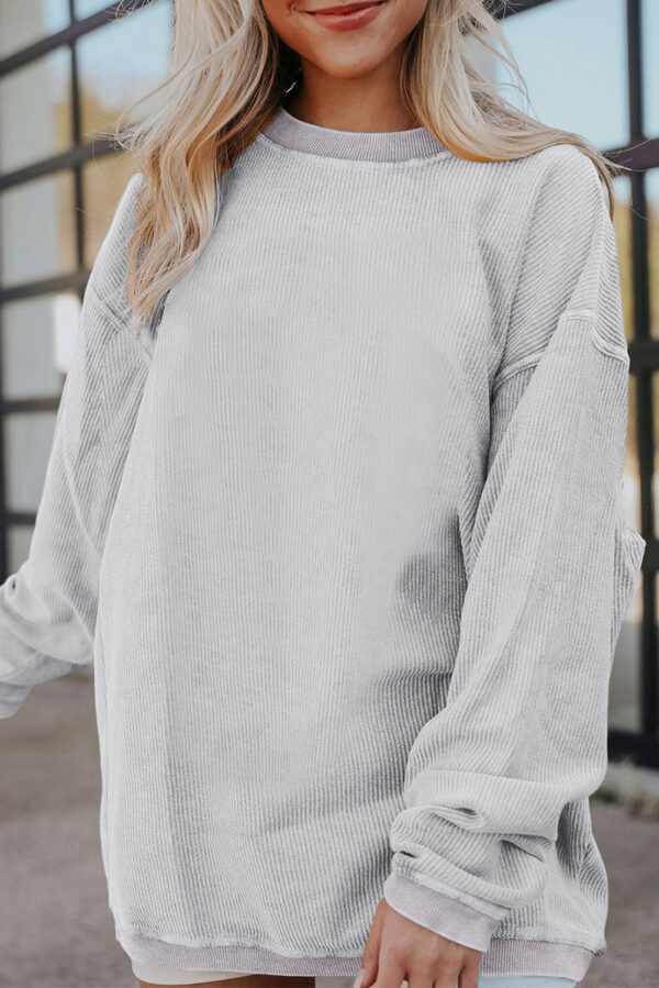 Oversized Ribbed Tops - Image 4