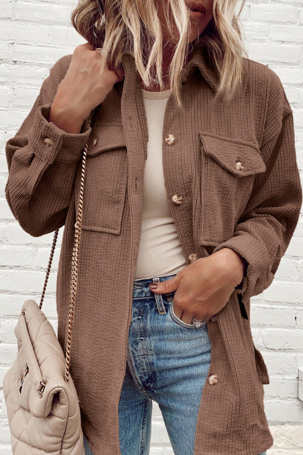Super Soft Corduroy Shackets