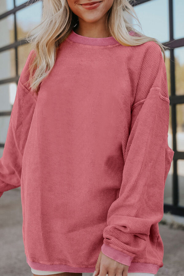 Oversized Ribbed Tops - Image 5