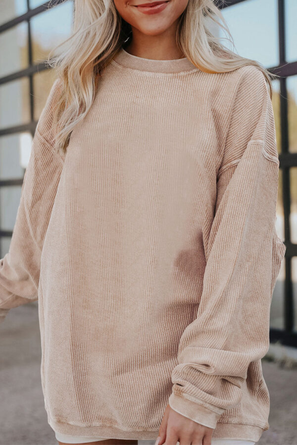 Oversized Ribbed Tops - Image 6
