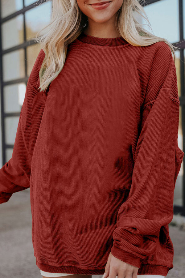 Oversized Ribbed Tops - Image 2