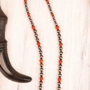 Junction City Burnt Orange and Coppertone Necklace