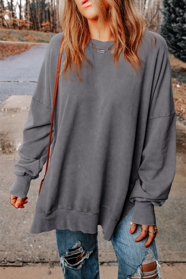 Comfy Relaxed Tunic Sweatshirt