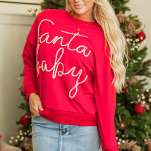 Tinsel Santa Baby Top