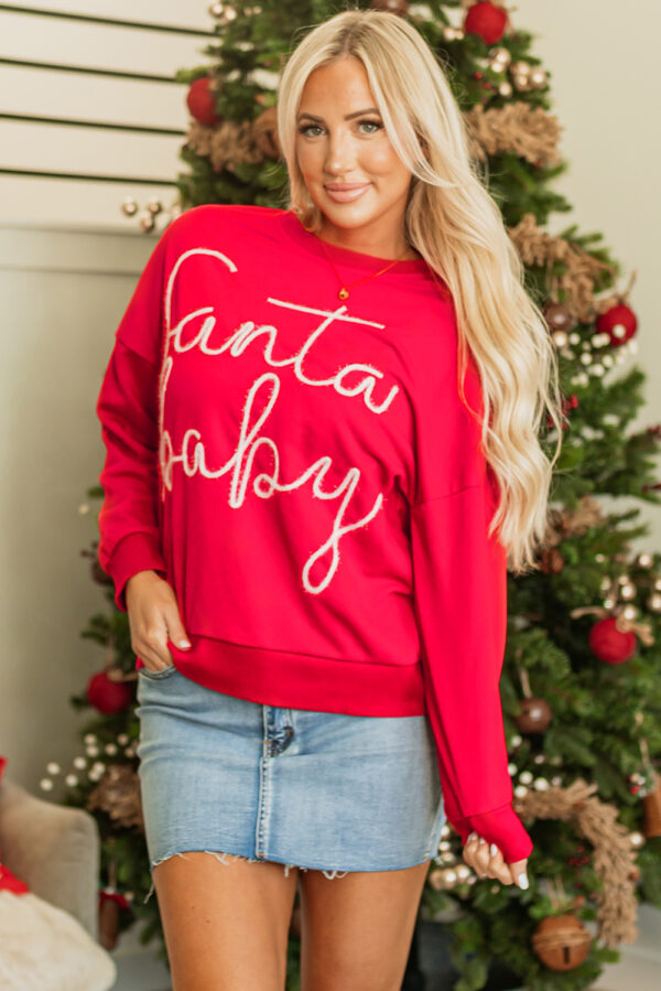 Tinsel Santa Baby Top