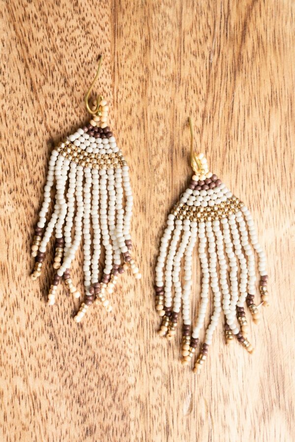 Fall Seadbead Earrings