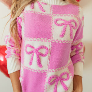 Pink Bow Sweater