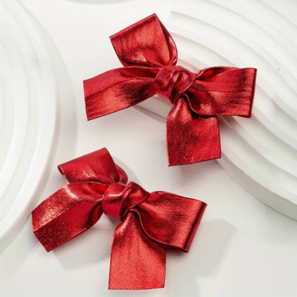 Metallic Hair Bows - Image 2