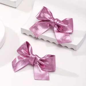 Metallic Hair Bows