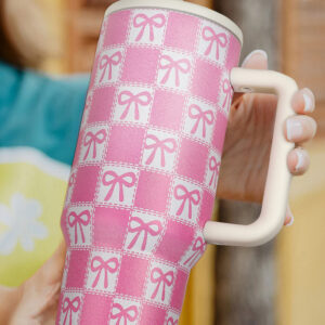 Pink Bow Tumbler