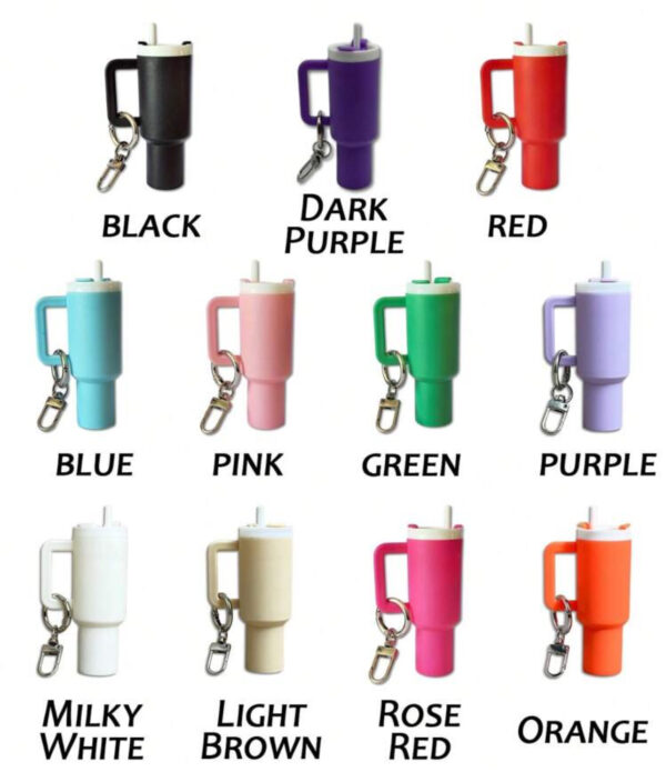 Stanley Cup Keychain/Lip Balm Holder - Image 3