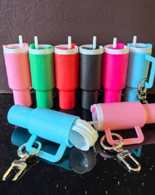 Stanley Cup Keychain/Lip Balm Holder
