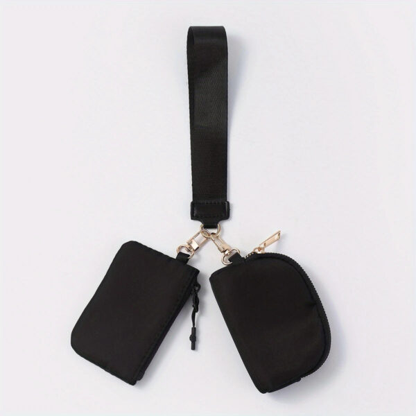 Dual Pouch Wristlet Keychains - Image 3