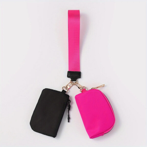 Dual Pouch Wristlet Keychains - Image 4