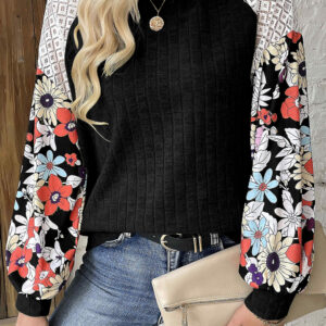Floral Sleeve Top