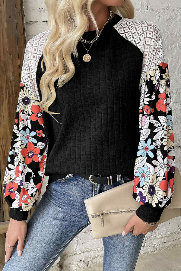 Floral Sleeve Top