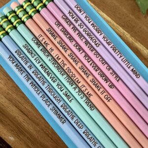 Swiftie Lyrics Pencils