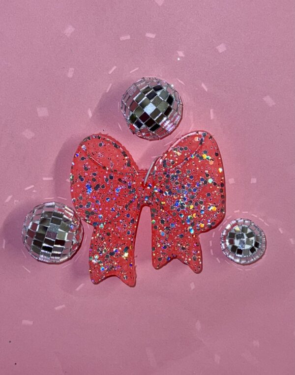 Glitter Bow Car Freshie - Image 5