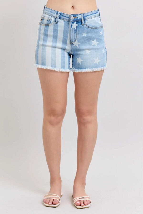 Judy Blue Americana Stars & Stripes Shorts