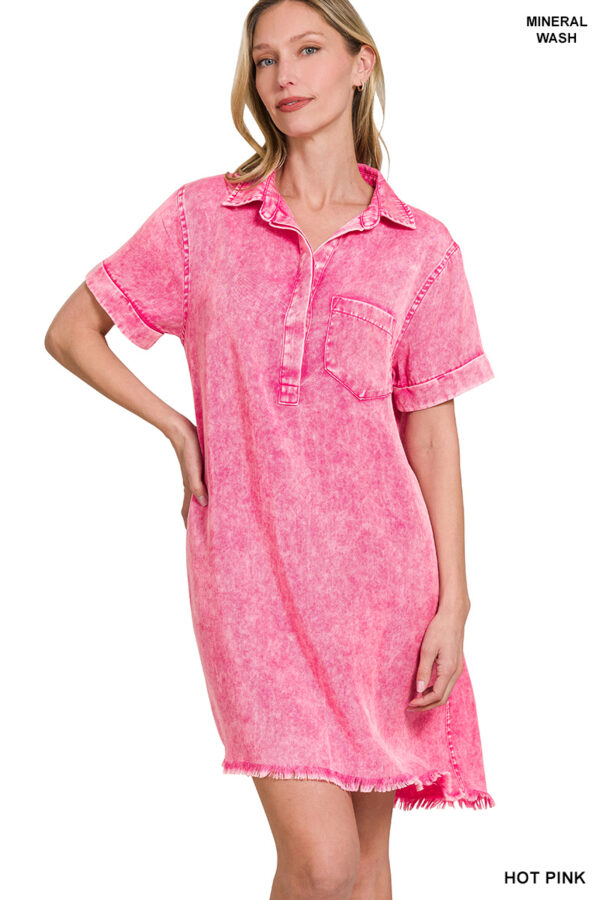 Tencel Mineral Washed Dresses - Image 4