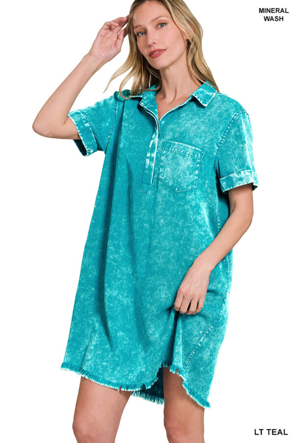 Tencel Mineral Washed Dresses - Image 3