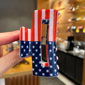 Flag Claw Clip