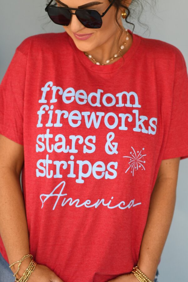 Freedom Fireworks Stars & Stripes Tee - Image 2