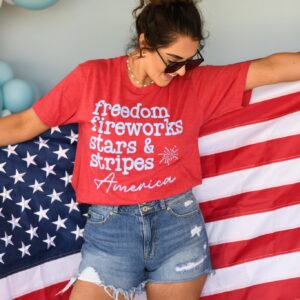 Freedom Fireworks Stars & Stripes Tee