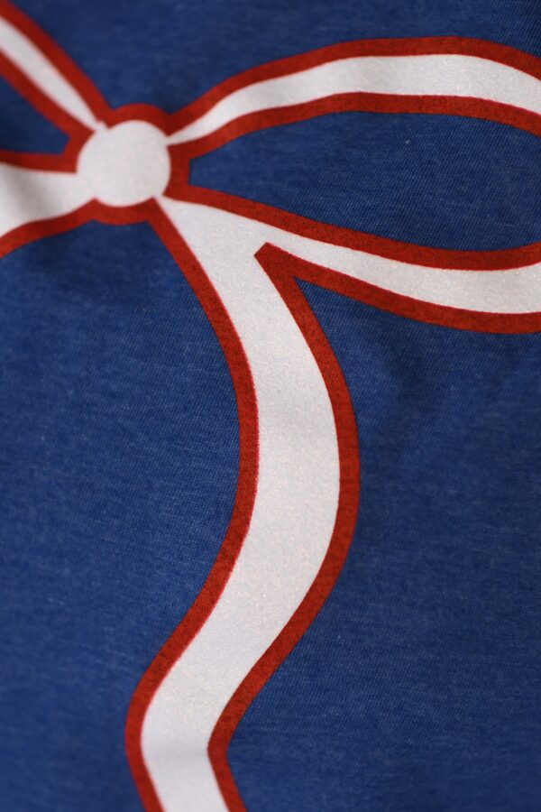 Glitter American Bow Tee - Image 2