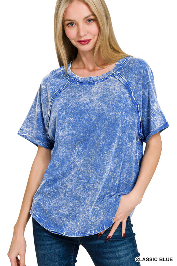 Simple Summa Crinkle Wash Tee - Image 5