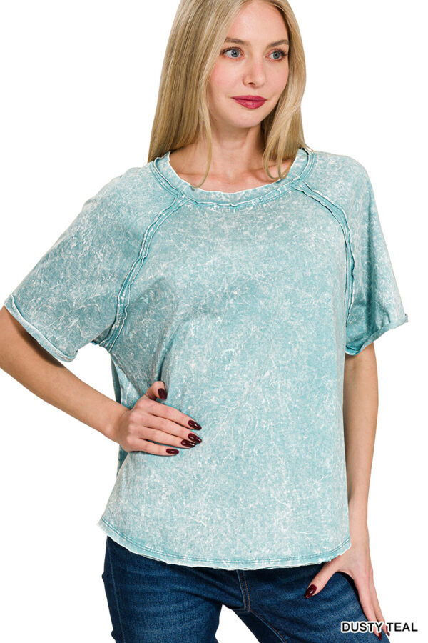 Simple Summa Crinkle Wash Tee - Image 4