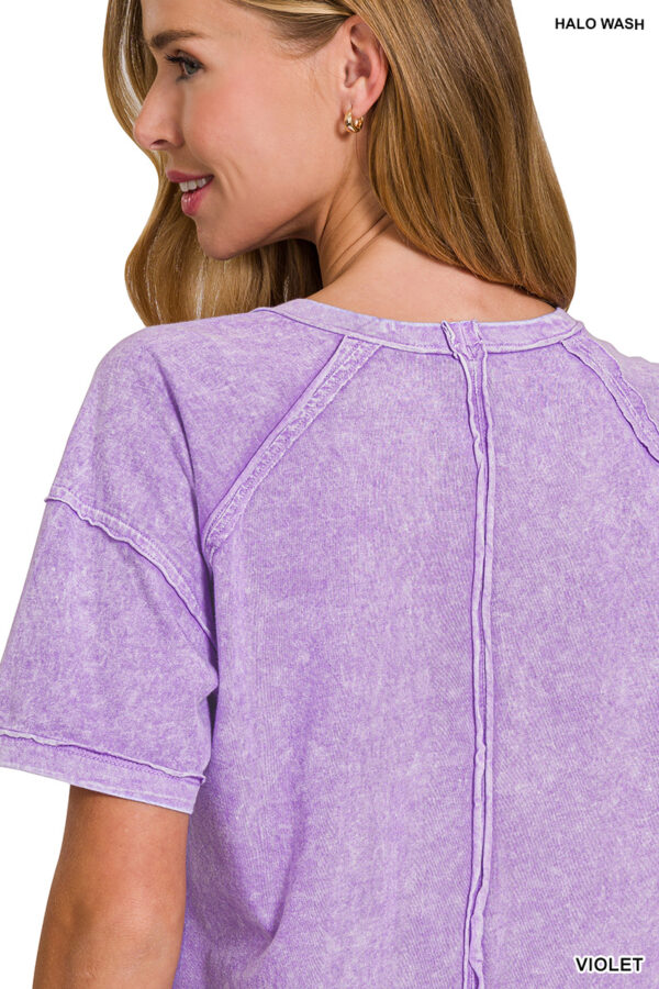 The Sky's The Limit Halo Mineral Washed Tee - Image 4