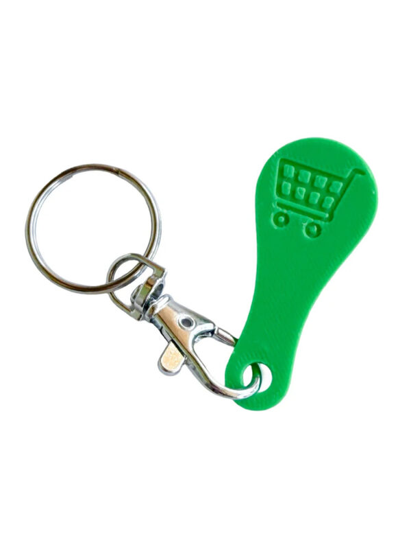 Shopping Cart Quarter Saver Keychain - Image 3