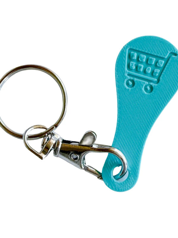 Shopping Cart Quarter Saver Keychain - Image 4