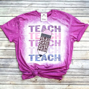Teach Bleached Tee