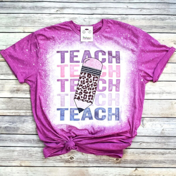 Teach Bleached Tee