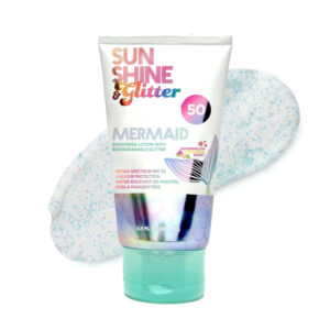 Sunshine & Glitter Mermaid SPF 50 Biodegradable Glitter Sunscreen