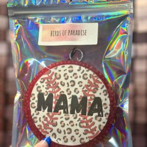Leopard Baseball Mama Freshie