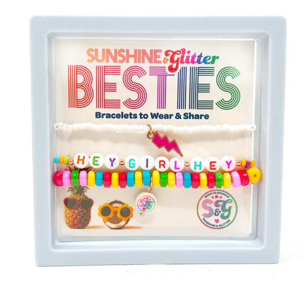Besties Bracelet Set - Hey Girl Hey