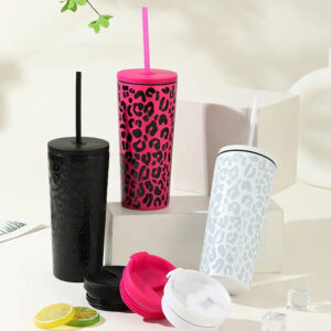 20oz Leopard Stainless Tumbler