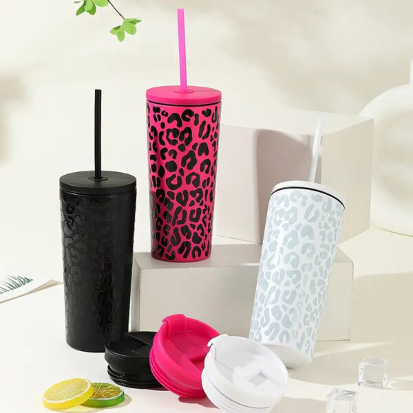 20oz Leopard Stainless Tumbler
