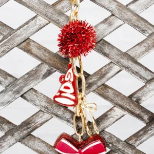 Go Team Cheer Bag Charm
