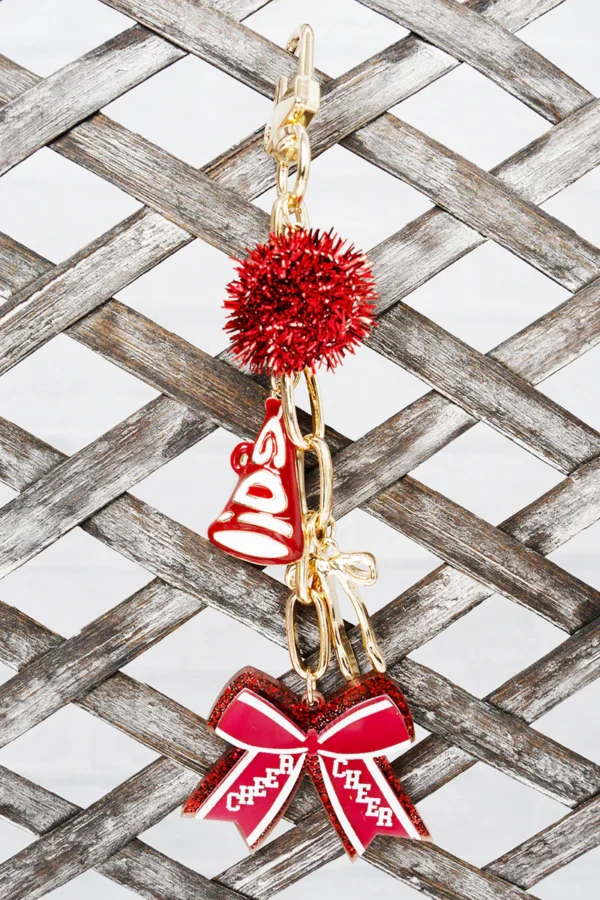 Go Team Cheer Bag Charm