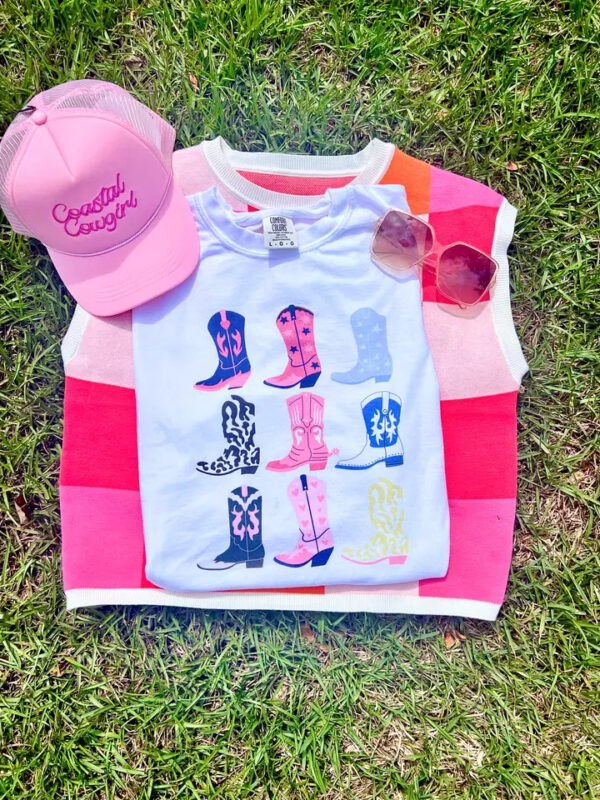 Coastal Cowgirl Boots Tee