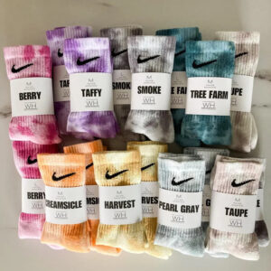 Tie Dye Crew Socks