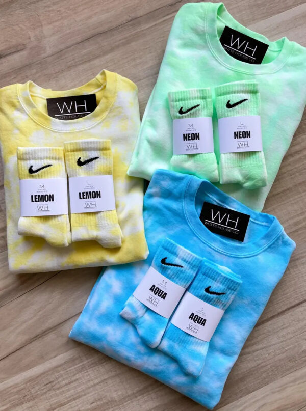 Tie Dye Crew Socks - Image 6