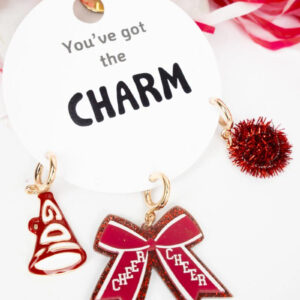 Go Team Cheer Charm Set