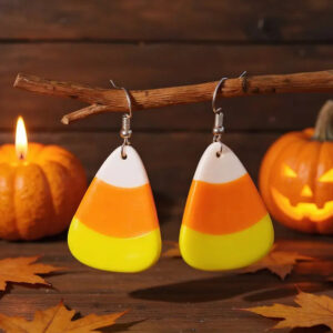 Candy Corn Earrings
