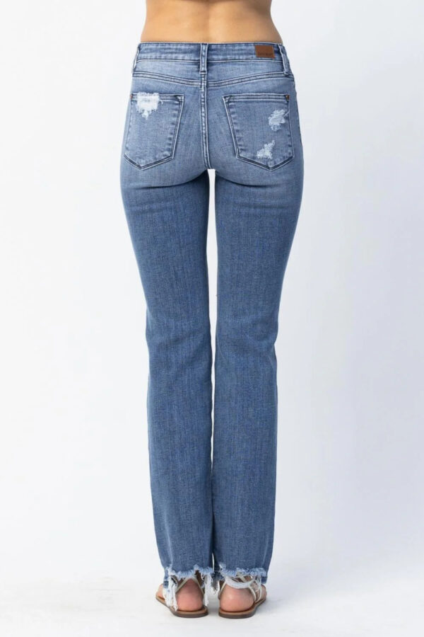 Judy Blue Destroyed Straight Leg Jeans - Image 3